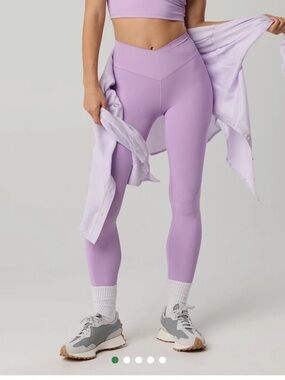 aerie V-Waist Lavender Sculpting 7/8 Leggings Medium